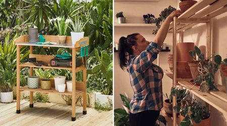Tired of Squatting Down While Gardening? This Convenient Potting Bench Is Exactly What You Need