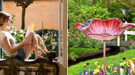 Shoppers Love This Dual-Function Birdbath That Adds Color to Your Garden — and It’s Super Cheap