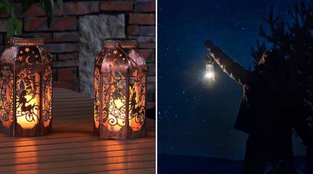 Amazon Is Offering a Great Deal on Rustic, Celestial-Themed Lanterns for a Dreamy Outdoor Space