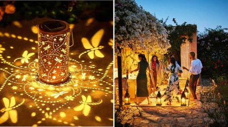 Amazon Is Selling Dragonfly Solar Lanterns That Project Surreal Patterns of Light In Your Garden