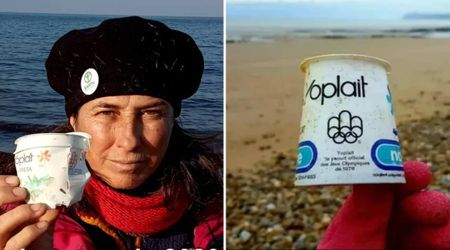 Activist Finds a Plastic Cup From 1976 Washing up on a Spanish Beach — It Had Barely Degraded
