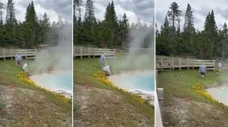 Tourists Caught Ignoring One Of Yellowstone's Cardinal Rules — And Then Instantly Regretted It
