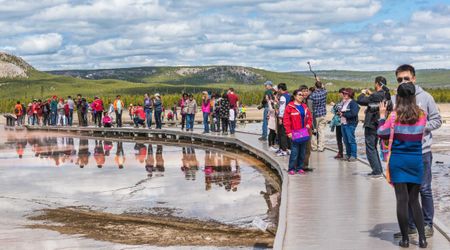 Yellowstone’s Thermal Areas Cleared of 13,000 Trash Items, Some Were Left Behind on Purpose
