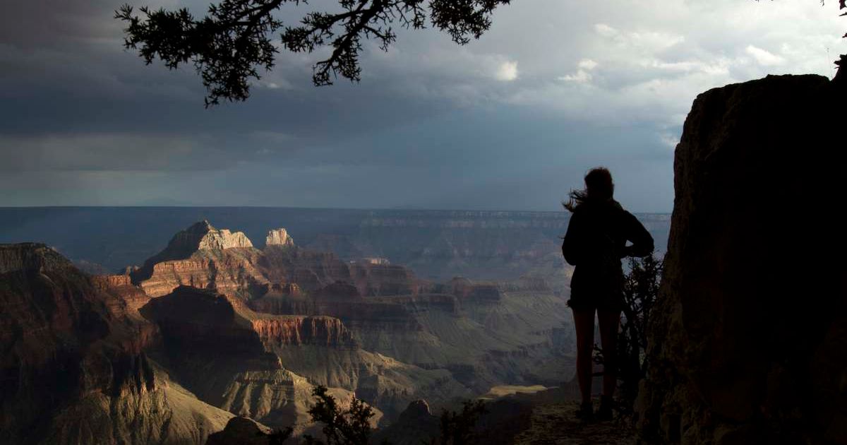 Woman at the North Rim of the Grand Canyon. (Representative Cover Image Source: Getty Images | Nick Pedersen)
