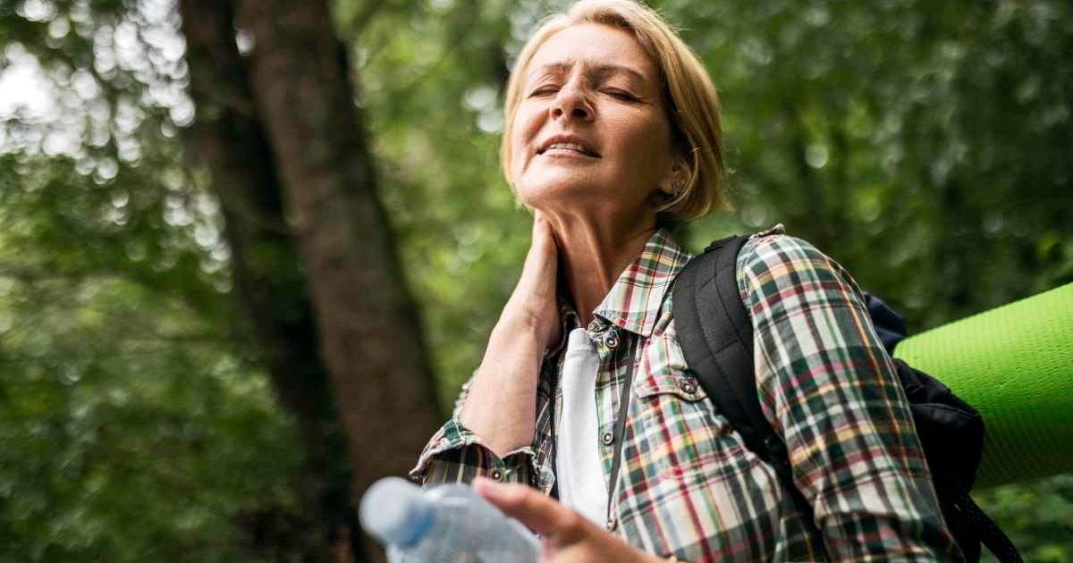 Woman hiker in woods tormented by mosquito bite (Representative Cover Image Source: Getty Images | Zorica Nastasic)