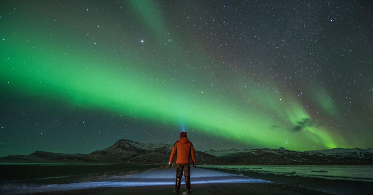 A man watching the Northern Lights. (Representative Cover Image Source: Getty Images | Sarawut)