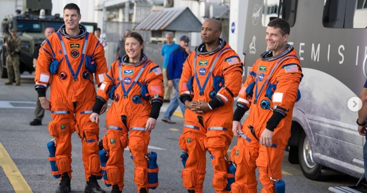 The Artemis II crew. (Cover Image Source: Instagram | @nasaartemis)