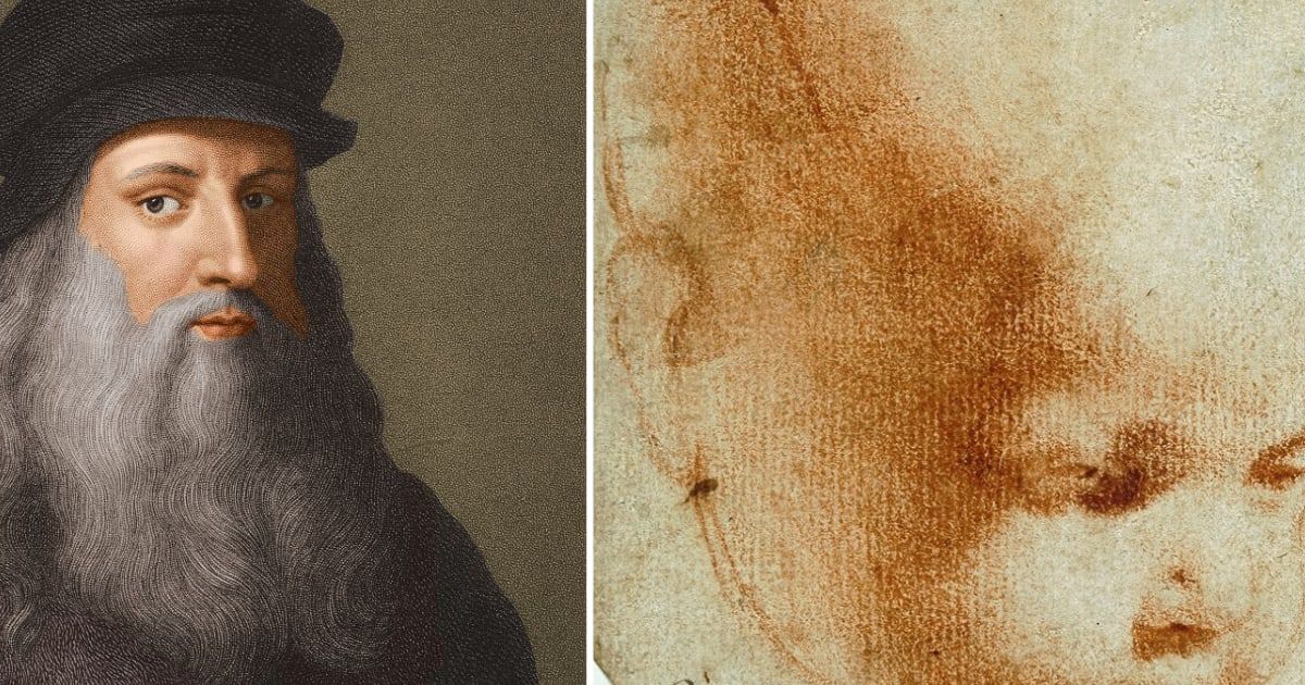 (L) Leonardo da Vinci (Cover Image Source: Getty Images | Stock Montage); (R) Leonardo da Vinci's Holy Child (Cover Image Source: Facebook | Fred Kilne)
