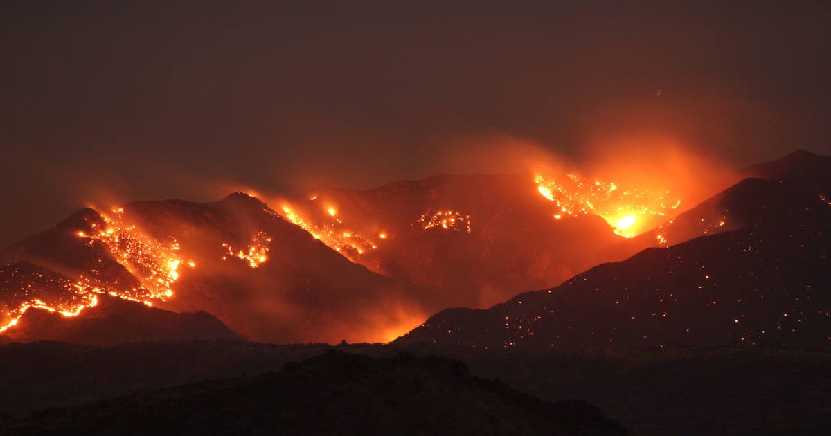 Soldier Basin Fire in the Patagonia Mountains of Santa Cruz County, Arizona, as seen from Rio Rico, Arizona. (Representative Cover Image Source: Getty Images | John Hays / Contributor)
