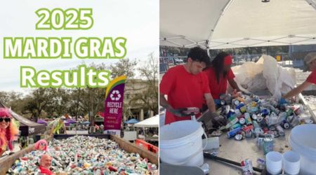 Mardi Gras Usually Creates Over 1,000 Tons of Waste. This Year, A Cleanup Crew Has Made It Greener