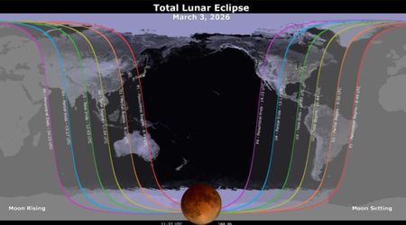 Total Lunar Eclipse Is Happening March 3. New NASA Map Shows Exactly When to Watch the Blood Moon