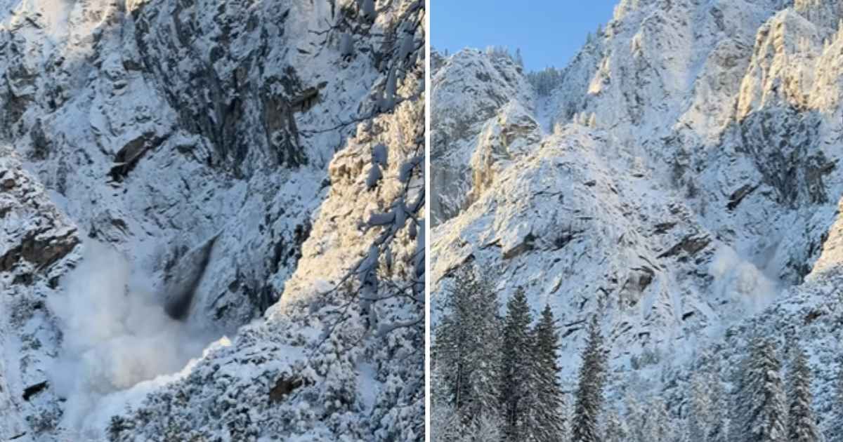 A photographer captured an avalanche in Yosemite National Park. (Cover Image Source: Instagram | @maxloew)