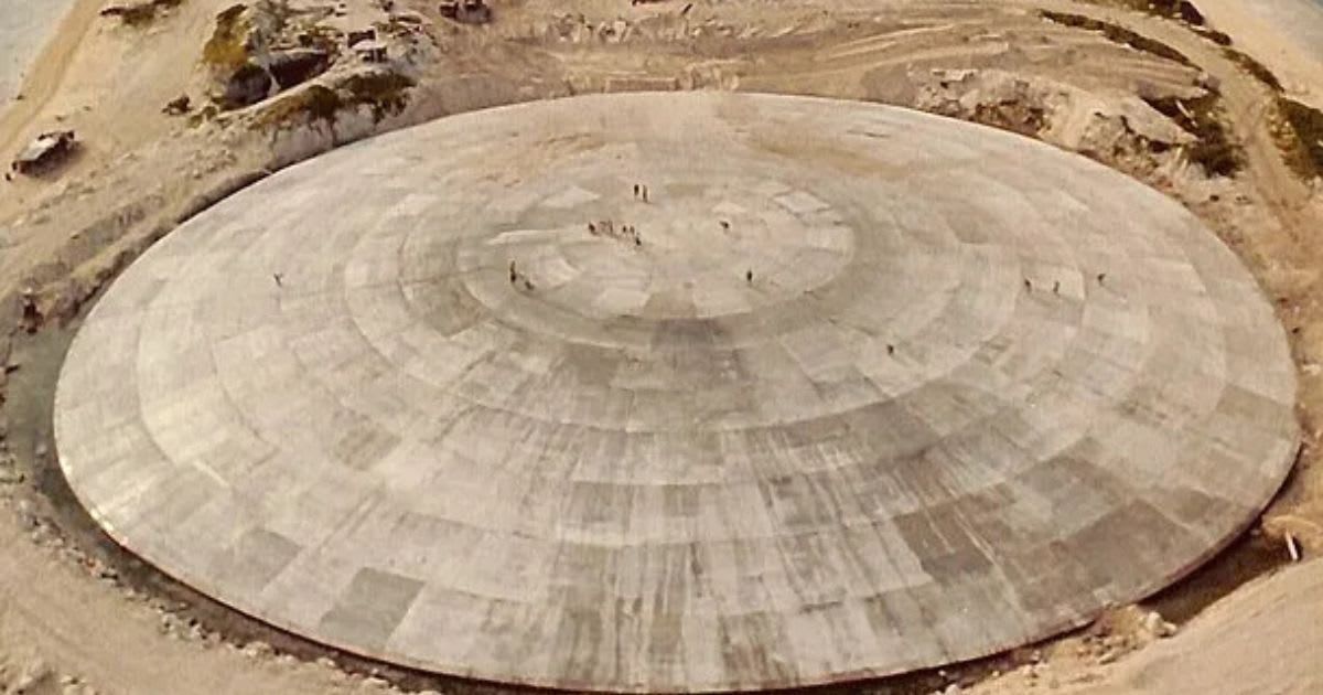 Aerial photo of the Runit Dome (Cover Image Source: U.S. Department of Energy)