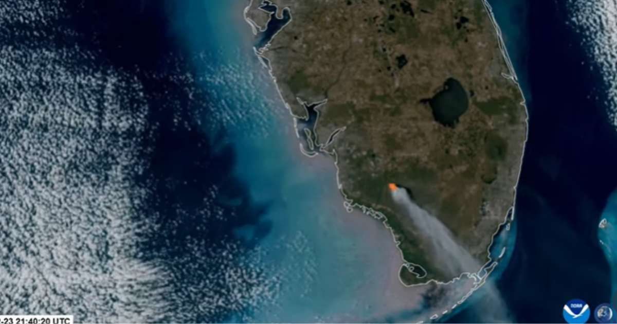 Wildfire capture by NOAA satellite (Cover Image Source: Instagram | @noaasatellites)