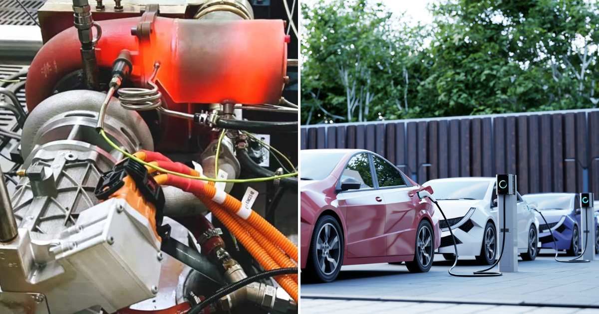 (L) China’s Detachable Power Generator; (R) EV’s at Charging Station. (Cover Image Source: (L) Hunan | (R) Getty/3alexd)