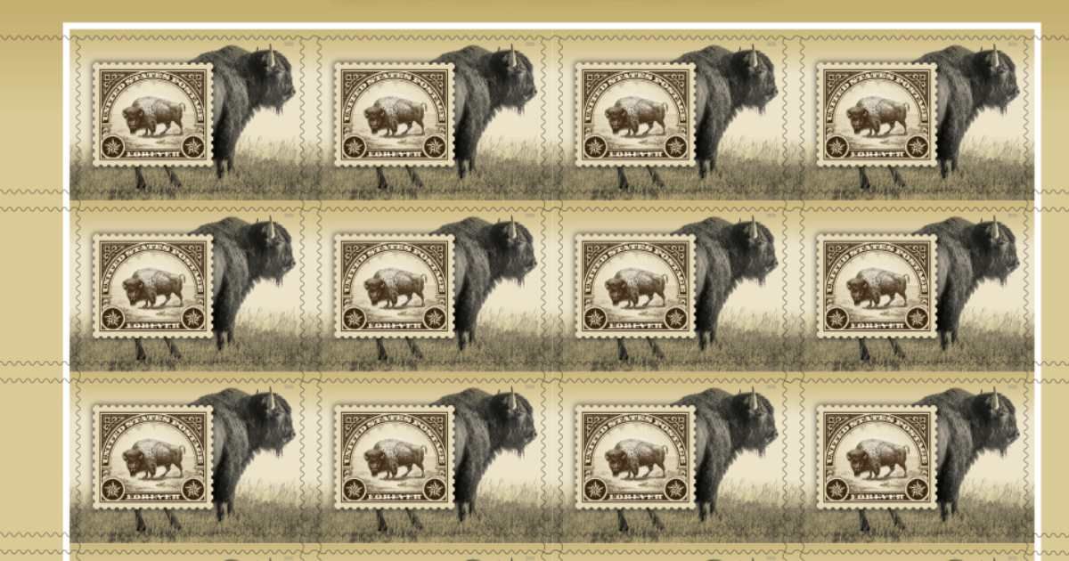 American Bison Stamp (Cover Image Source: Stamps Forever)